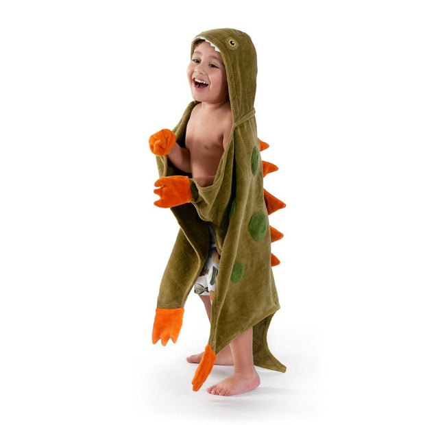 Dino Hooded Towels, make bath time fun again and full of imagination!!